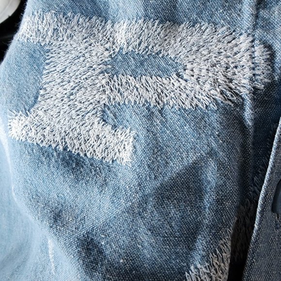 Mens VINTAGE PHAT FARM Denim Embroidered Size XL - Picture 9 of 15